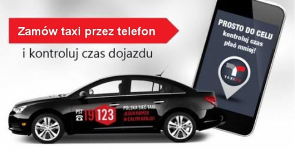 Zamów taxi przez telefon i kontroluj czas dojazdu